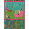 60-cm-Rapport Metallic-Patchworkstoff MERRY LITTLE CHRISTMAS, Weihnachtsbilder, Grasgrün-fuchsia -Weihnachts Faden Geschaft 60 cm rapport metallic patchworkstoff merry little christmas weihnachtsbilder grasgruen fuchsia
