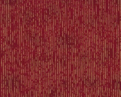 Metallic-Patchworkstoff CHRISTMAS IS NEAR, Streifen, Weinrot-gold