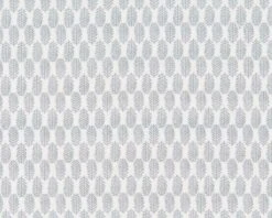 Metallic-Patchworkstoff MAGIC CHRISTMAS, Blätter, Weiß-silber Metallic