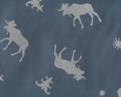 Organza Mit Beflockung CHRISTMAS, Schwarz-hellgrau