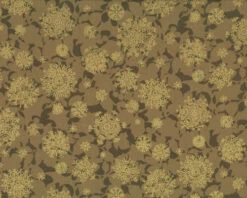 Patchworkserie "Joy Of Christmas" Mit Schneekristallen, Helles Olive-gold