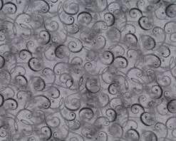 Patchworkstoff CHRISTMAS DREAMS, Kringel, Steingrau