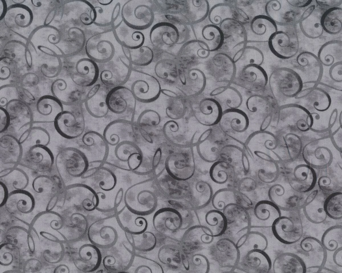 Patchworkstoff CHRISTMAS DREAMS, Kringel, Steingrau 3 Patchworkstoff CHRISTMAS DREAMS, Kringel, Steingrau