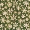 Patchworkstoff CHRISTMAS IN THE WOODS Mit Schneesternen, Olivegrün-hellbeige -Weihnachts Faden Geschaft patchworkstoff christmas in the woods mit schneesternen olivegruen hellbeige