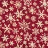Patchworkstoff CHRISTMAS IN THE WOODS Mit Schneesternen, Weinrot-hellbeige -Weihnachts Faden Geschaft patchworkstoff christmas in the woods mit schneesternen weinrot hellbeige