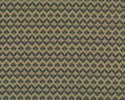 Patchworkstoff GOLD & SILBER CHRISTMAS, Oval-Rauten-Gitter, Dunkelgrau-gold Metallic