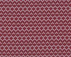 Patchworkstoff GOLD & SILBER CHRISTMAS, Oval-Rauten-Gitter, Dunkelrot-silber Metallic