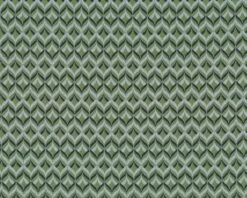 Patchworkstoff GOLD & SILBER CHRISTMAS, Oval-Rauten-Gitter, Helles Moosgrün-silber Metallic