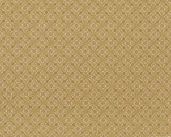 Patchworkstoff GOLD & SILBER CHRISTMAS, Zirkelkreis-Blüten, Beige-gold Metallic