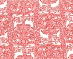 Patchworkstoff I LOVE CHRISTMAS, Rentier-Ornamente, Cori Dantini