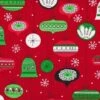 Patchworkstoff RETRO CHRISTMAS Mit Christbaumkugeln, Rot-grün-weiß 1 Patchworkstoff RETRO CHRISTMAS Mit Christbaumkugeln, Rot-grün-weiß -Weihnachts Faden Geschaft patchworkstoff retro christmas mit christbaumkugeln rot gruen weiss