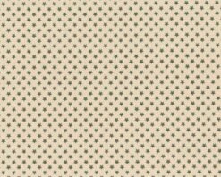 Patchworkstoff SCANDI CHRISTMAS, Kleine Sterne, Hellbeige-dunkles Moosgrün
