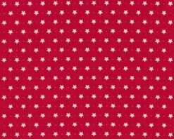 Patchworkstoff SUGAR PLUM CHRISTMAS, Sterne, Rot-weiß, Moda Fabrics