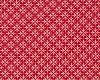 Patchworkstoff TOLE CHRISTMAS, Vierblatt-Blüten, Rot-hellbeige, Moda Fabrics